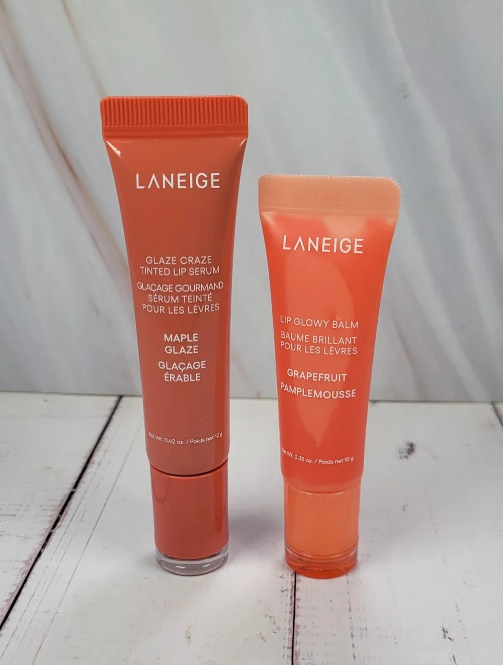 Laneige Glaze Craze Tinted Lip Serum & Glowy Lip Balm Bundle NEW!